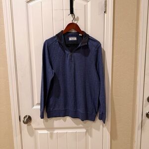 English Laundry Navy Zip-Up Sweater